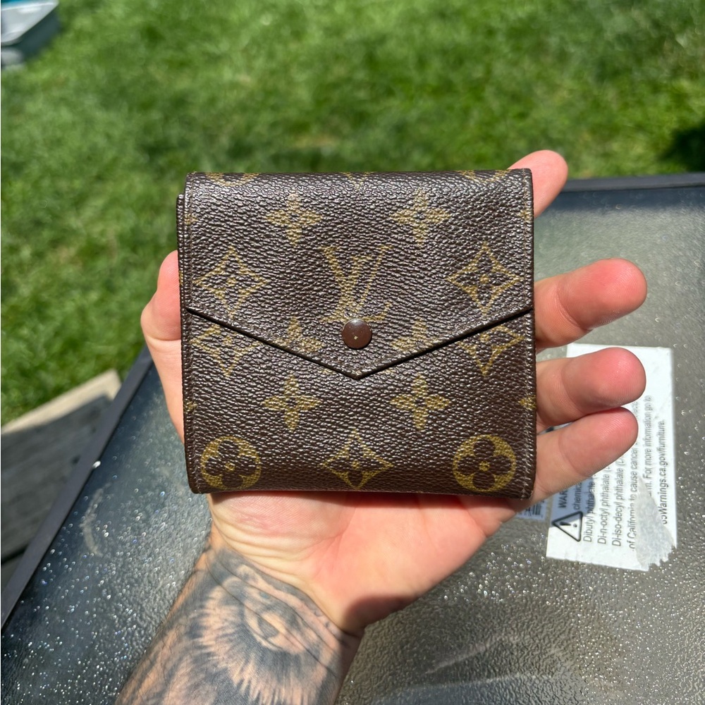 Louis Vuitton Brown Monogram Compact Wallet